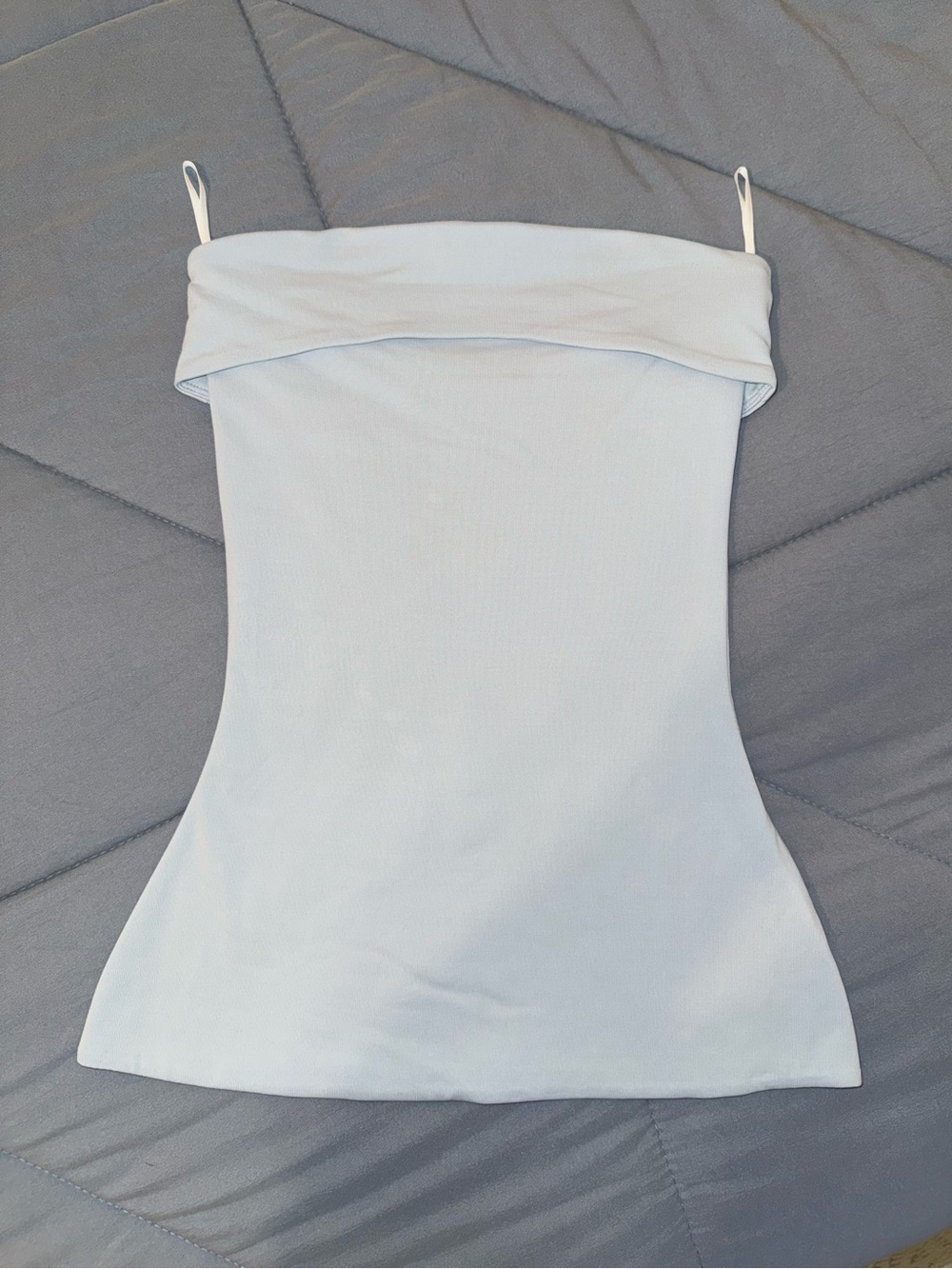 Aritzia Babaton Contour strapless blue/teal top size 2XS